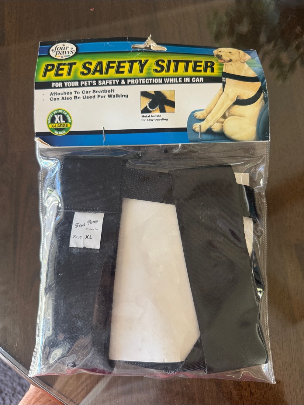 Brand new Pet Safety Sitter Harness - Black - XL 50 pounds or more